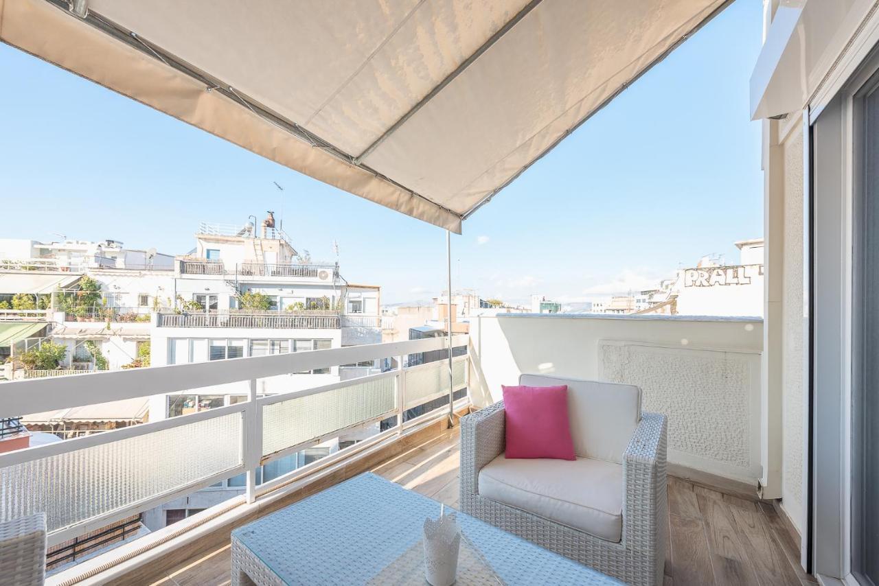 Stunning Acropolis View At City Center Athen Exterior foto