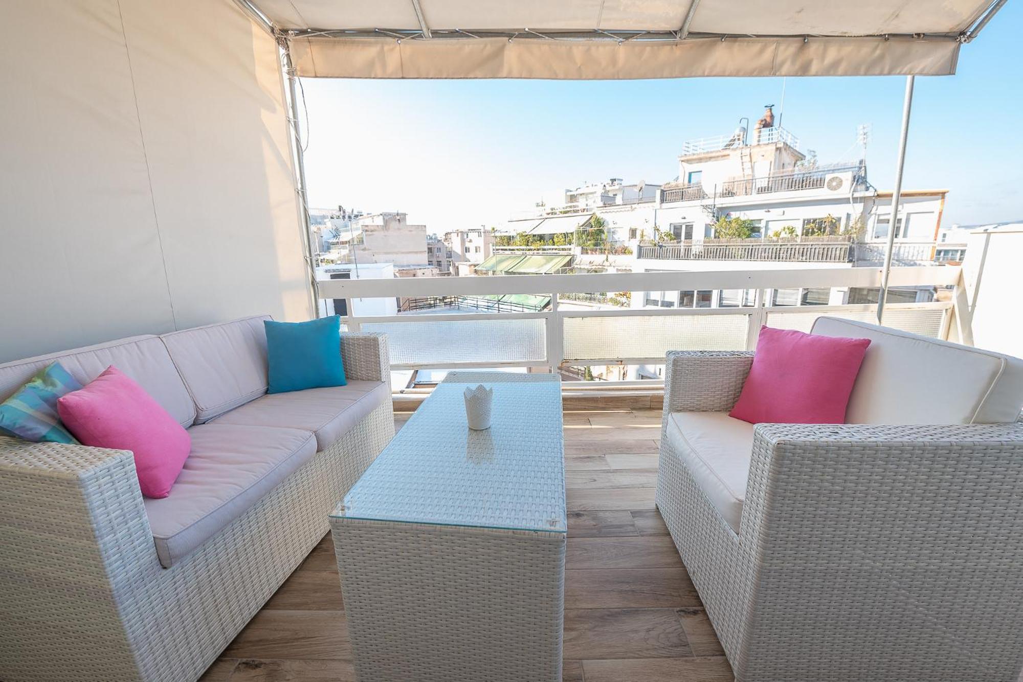Stunning Acropolis View At City Center Athen Exterior foto