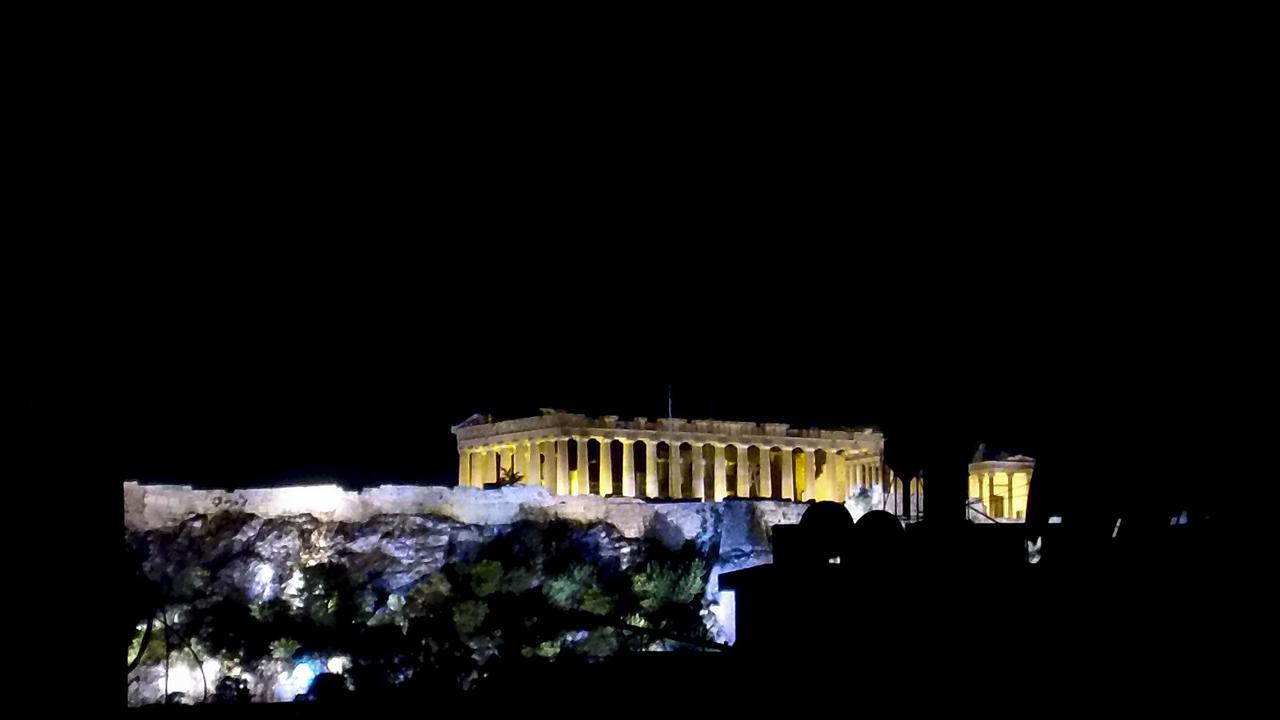 Stunning Acropolis View At City Center Athen Exterior foto